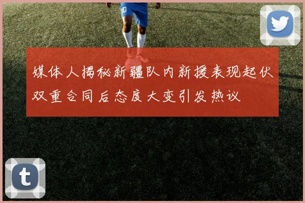 媒体人揭秘新疆队内新援表现起伏双重合同后态度大变引发热议